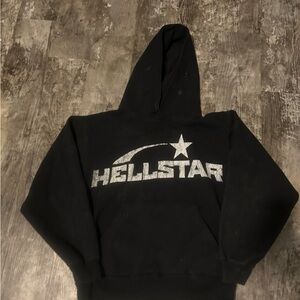 Black Hoodie with White Logo